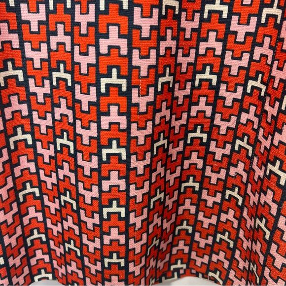 CK BRADLEY Emery Pink Orange Geometric Mod Dress Size Large - Picture 7 of 16